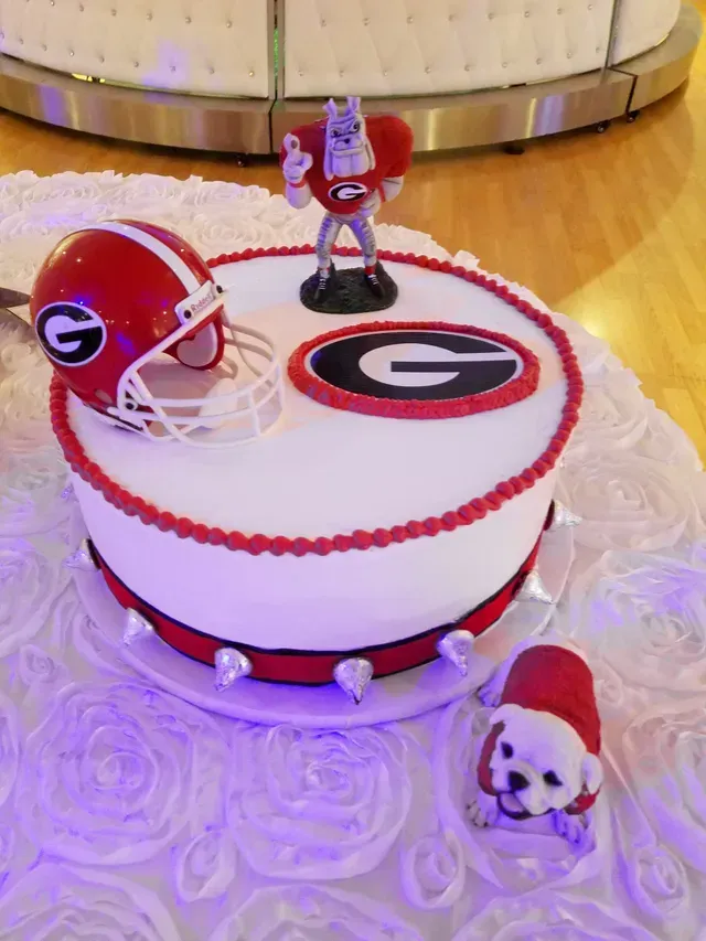 Football Design Cake — Atlanta, GA — Pristine Chapel