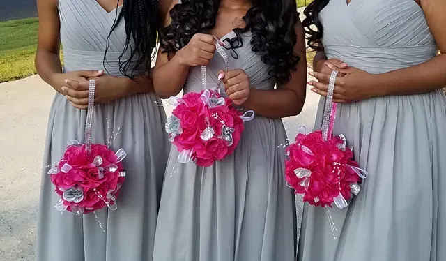 Three Girls Holding Flowers — Atlanta, GA — Pristine Chapel