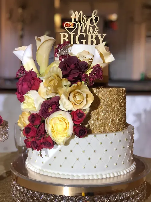 Cake for Mr and Mrs Bigby — Atlanta, GA — Pristine Chapel