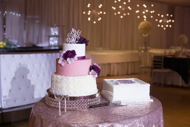 Cute Purple Design Cake — Atlanta, GA — Pristine Chapel