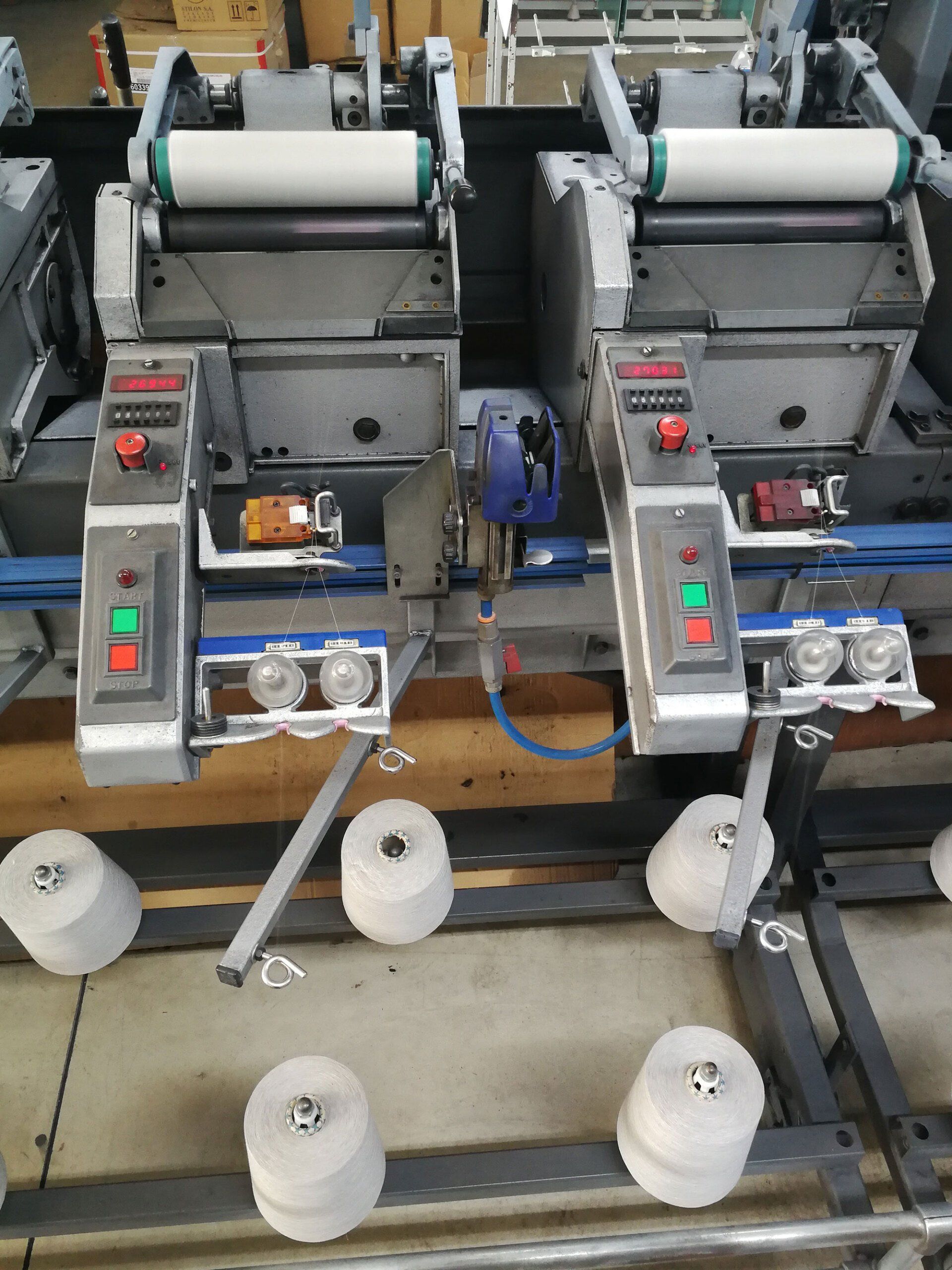 macchina per la lavorazione tessile conto terzi