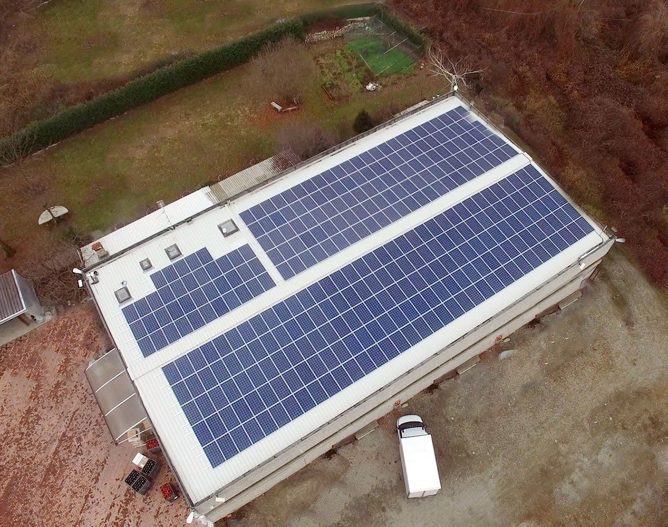 industria tessile eco-friendly con pannelli solari