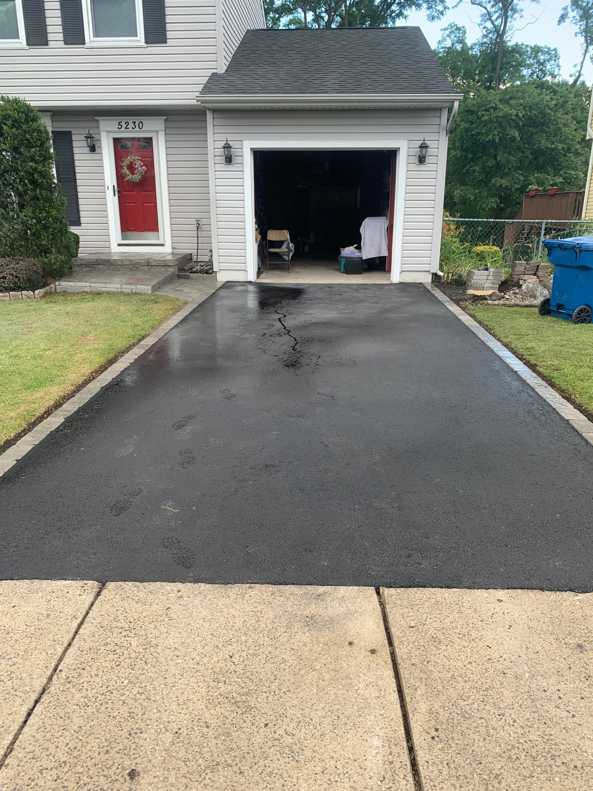 Driveway leading to a house - Marlborough, MA - JT Paving & Sealcoating