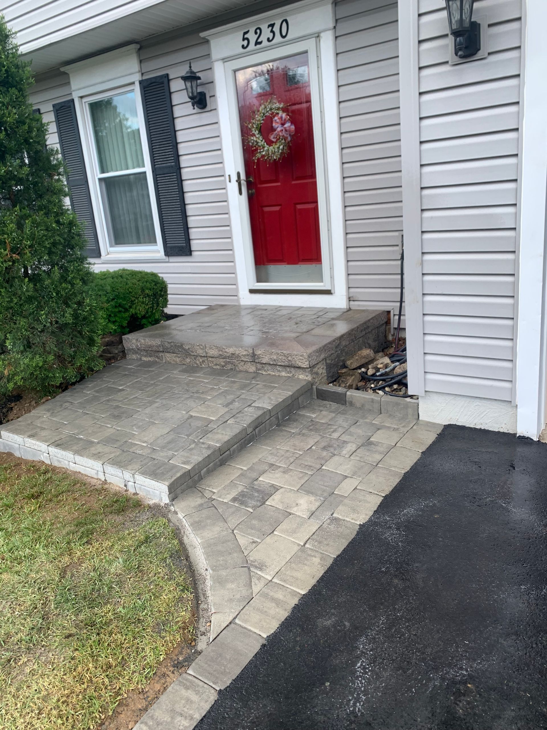 Front of a house - Marlborough, MA - JT Paving & Sealcoating