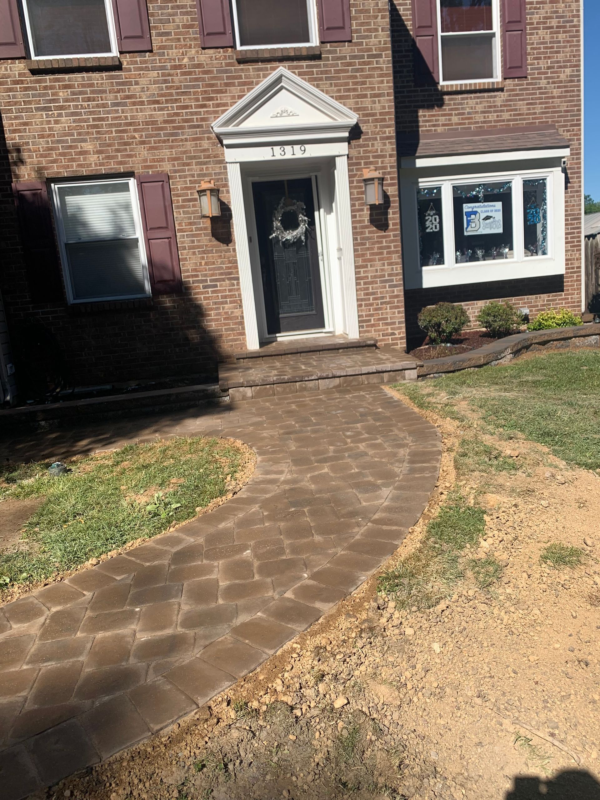 Stone walkway - Marlborough, MA - JT Paving & Sealcoating