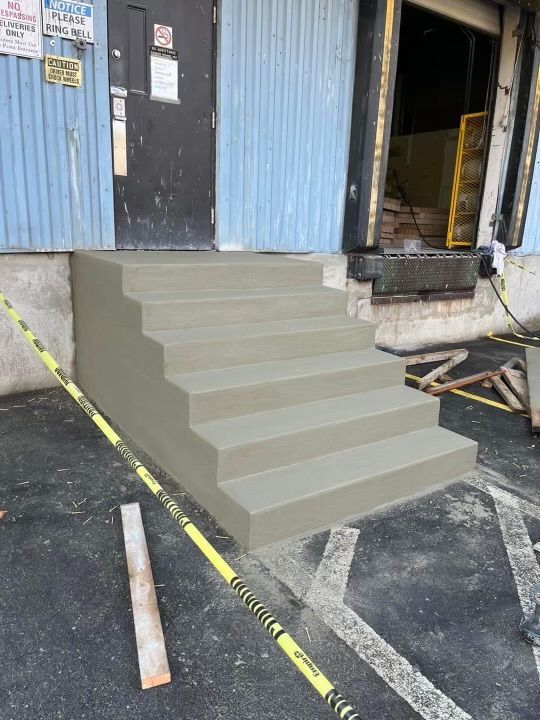 Freshly Made Stairs - Marlborough, MA - JT Paving & Sealcoating