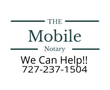 The mobile notary logo says we can help !
