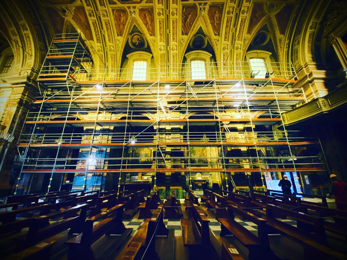 ponteggi per restauro edifici storici