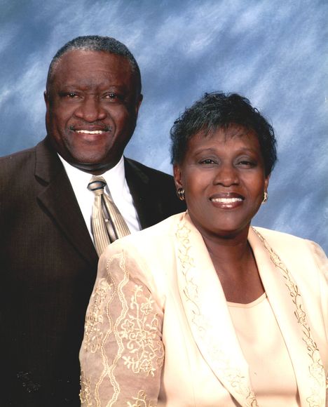 Pastor Calvin and Mother Johnson