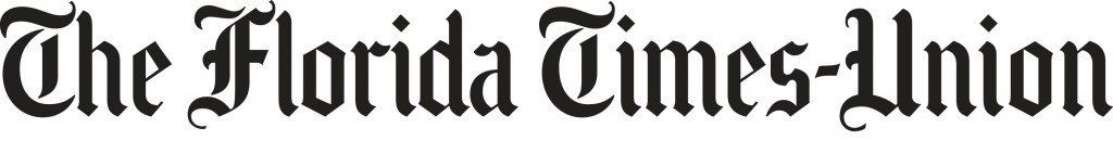 A logo for the florida times union on a white background