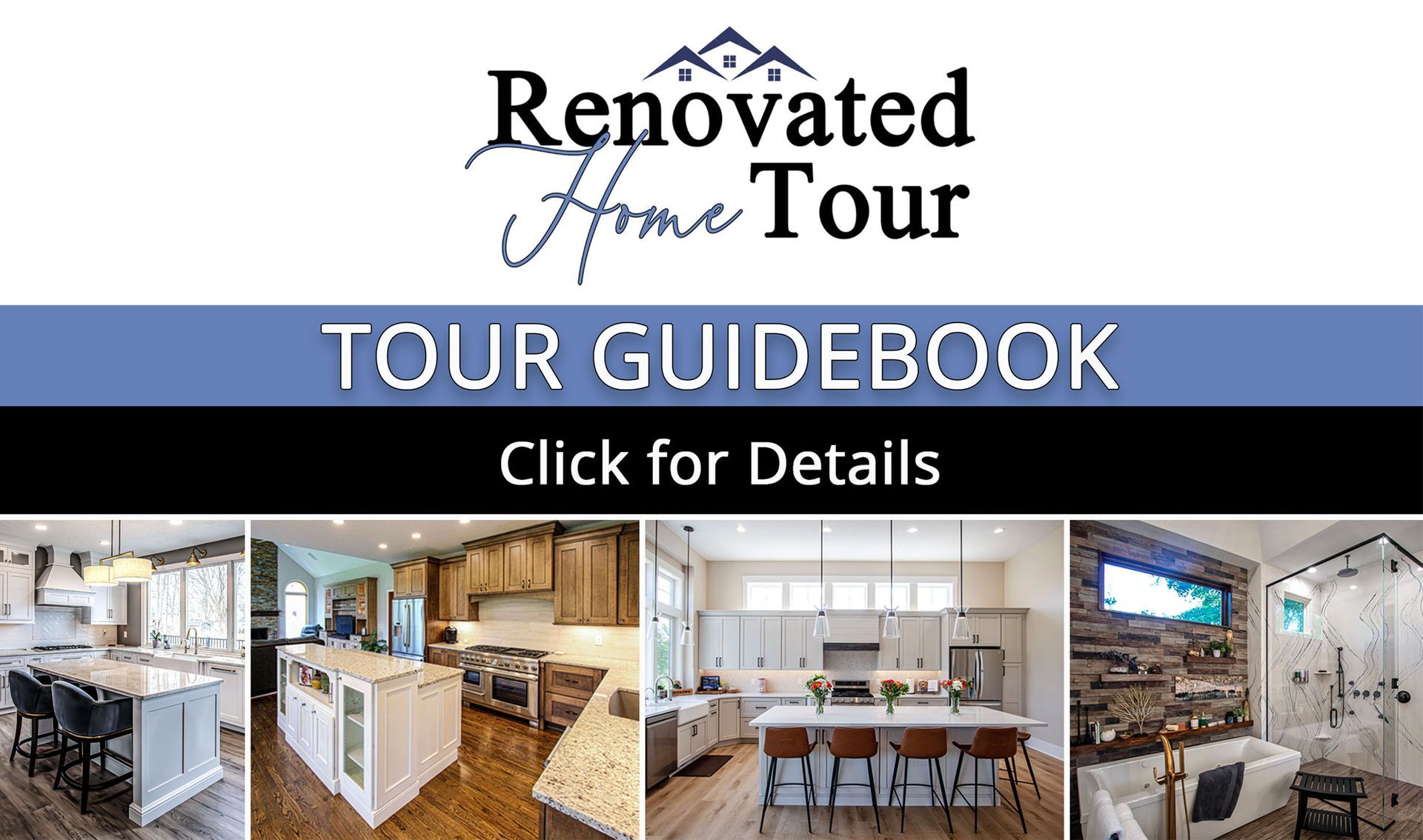 A tour guidebook for renovated home tour click for details