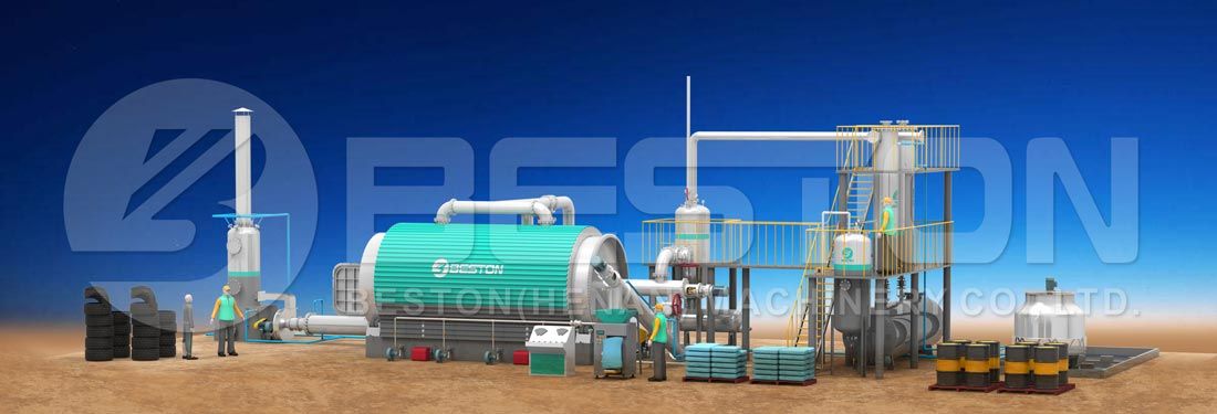 rubber recycling plant