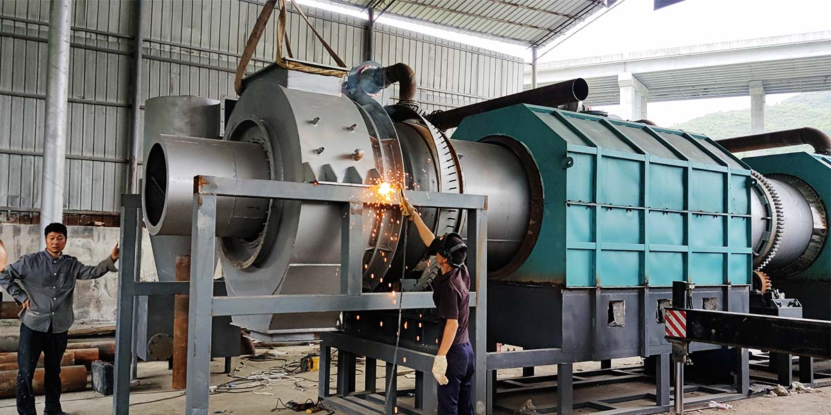 wood charcoal making machine for sale