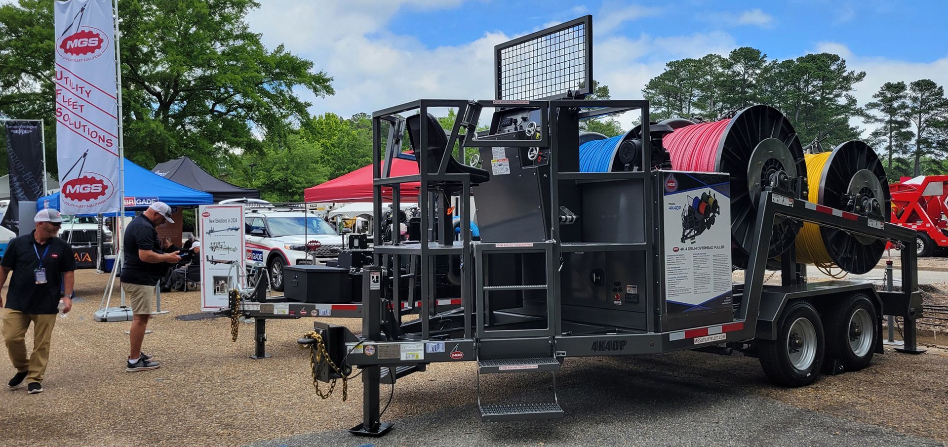 MGS displayed the 4K 4 Drum Overhead Puller at the 70th Annual Electric Utility Fleet Managers Conference.