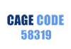 The cage code is 58319 on a white background.