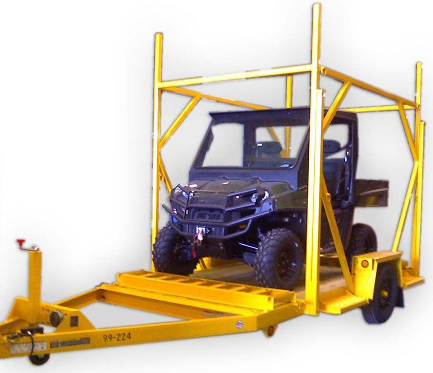 custom atv or utv hauler