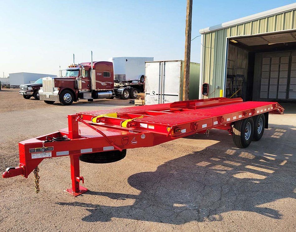 Tilt Bed Equipment Trailer