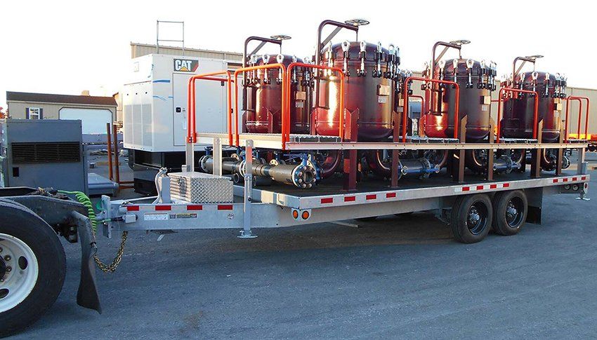 custom water filtration system trailer