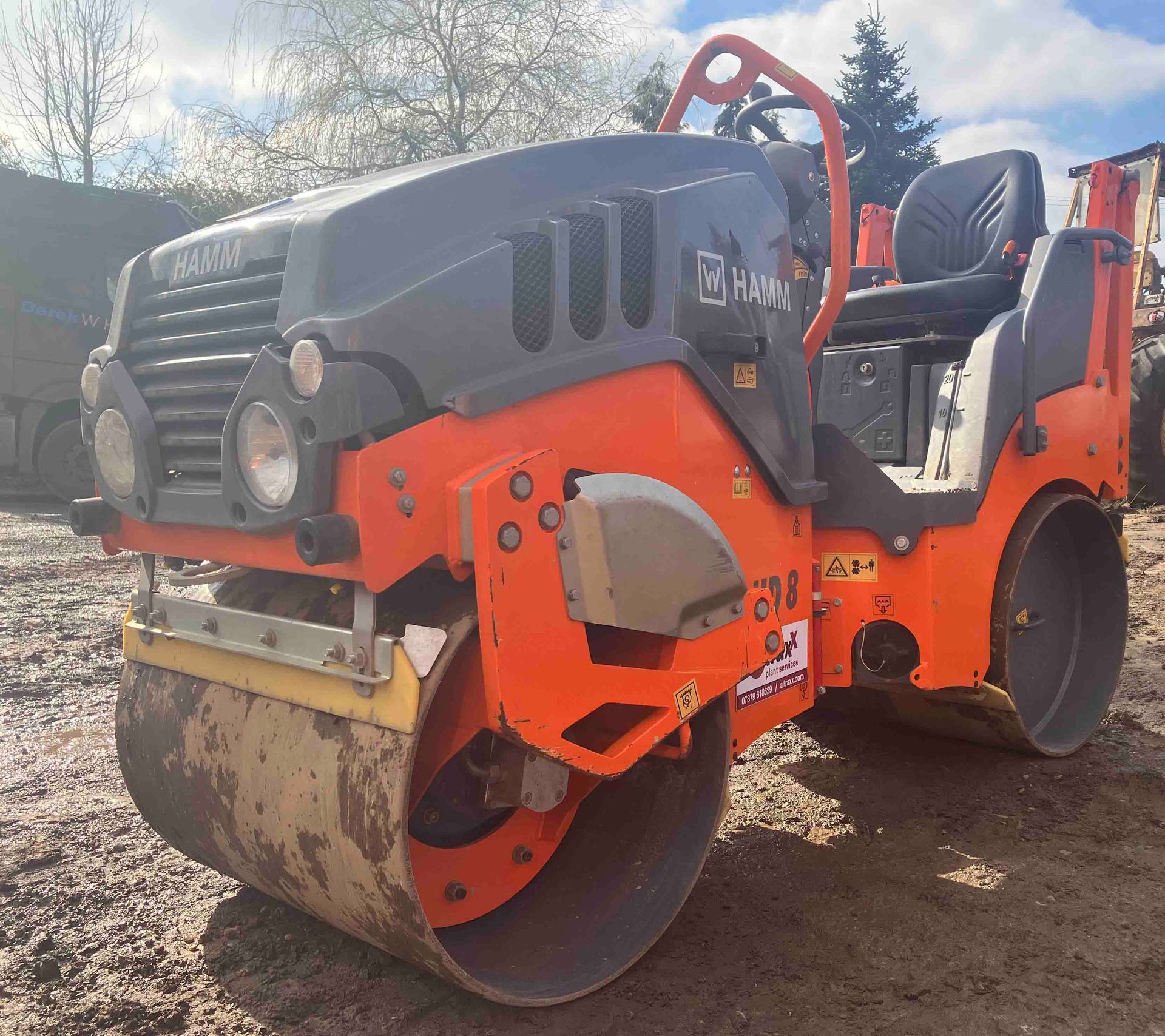 Hamm HD8VV Roller Twin Drum Compactor