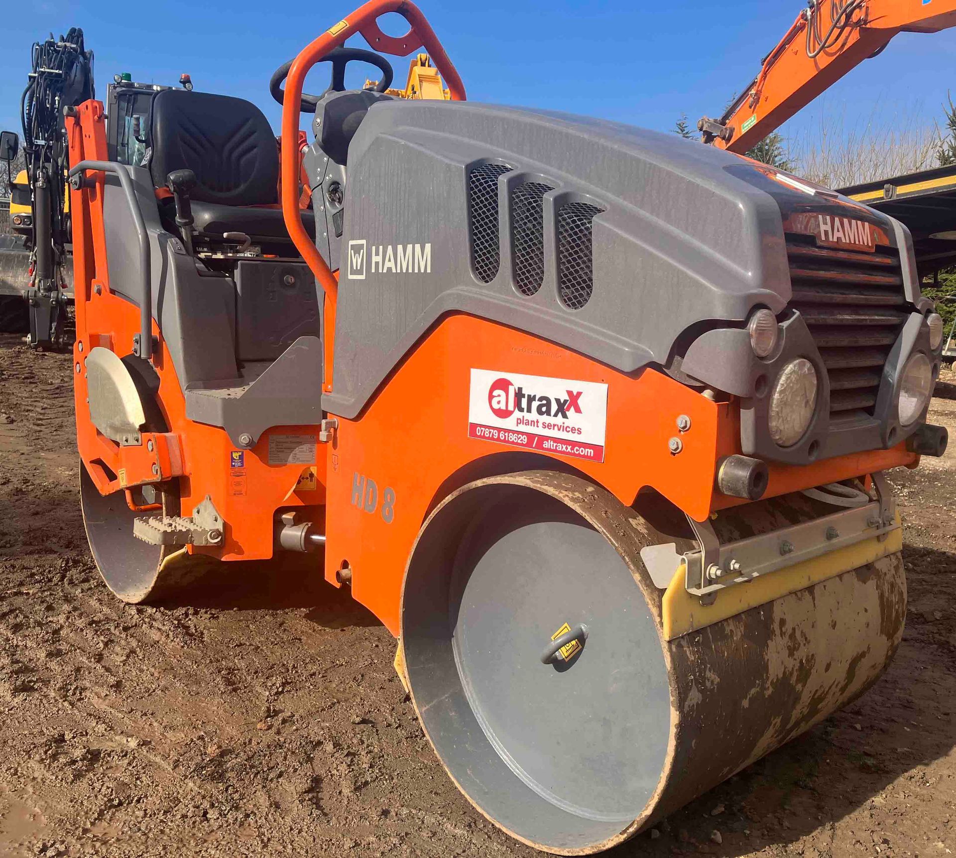 Hamm HD8VV Roller Twin Drum Compactor