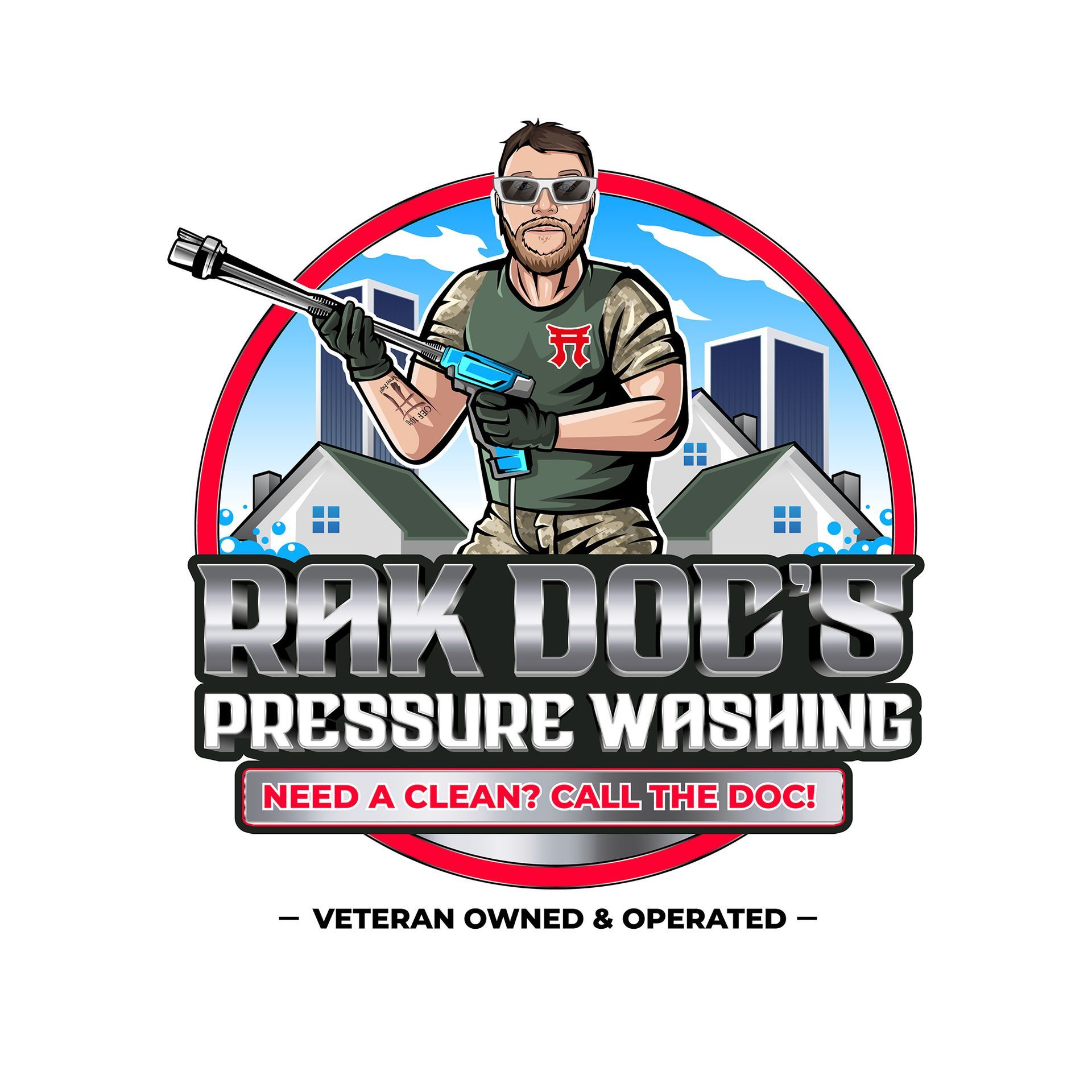 Rak Doc-s Pressure Washing logo