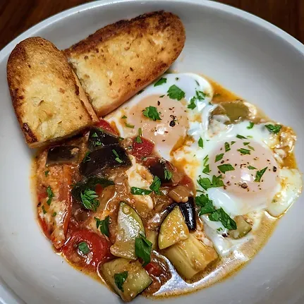 Baked Eggs in Purgatory