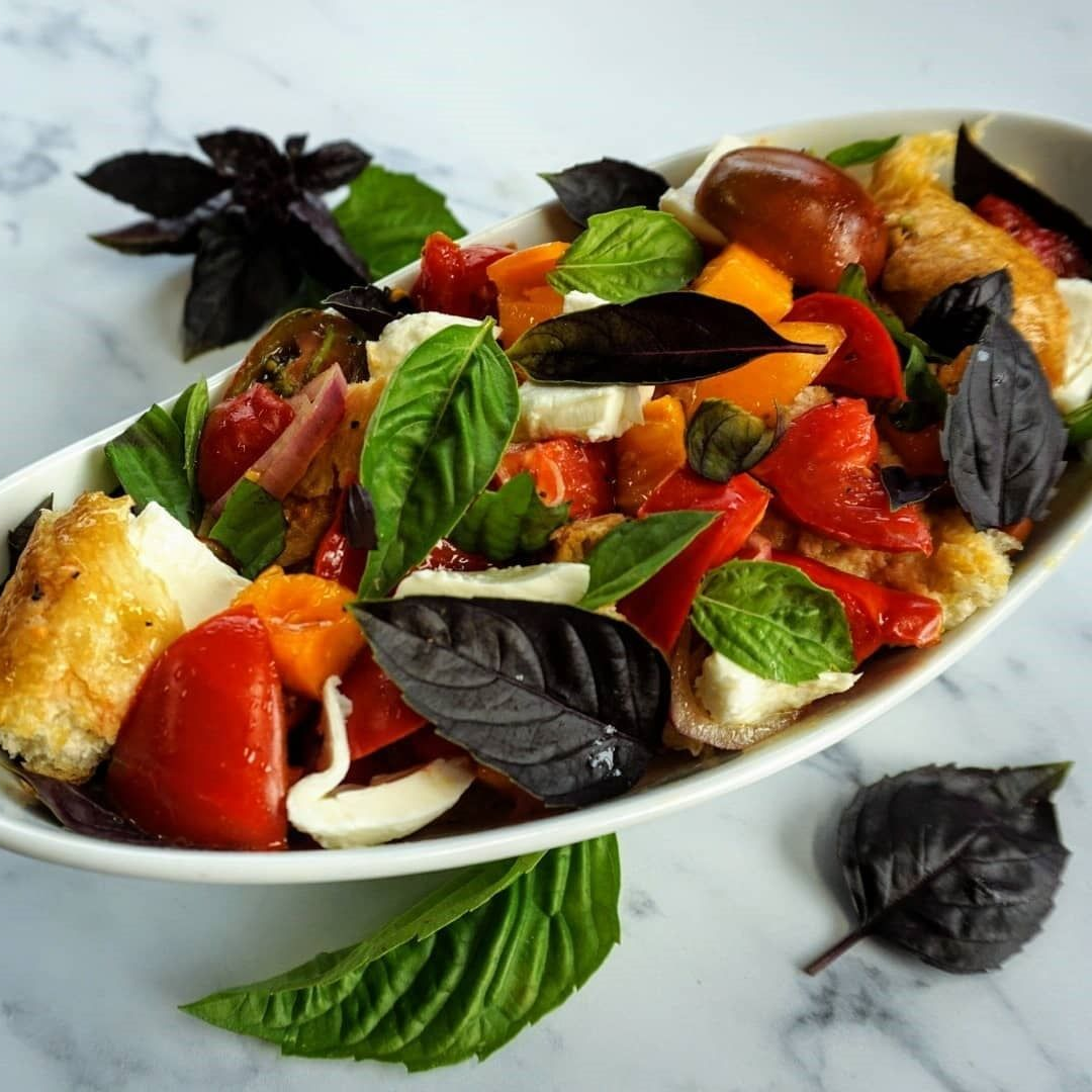 CALABRIAN PESTO PANZANELLA SALAD
