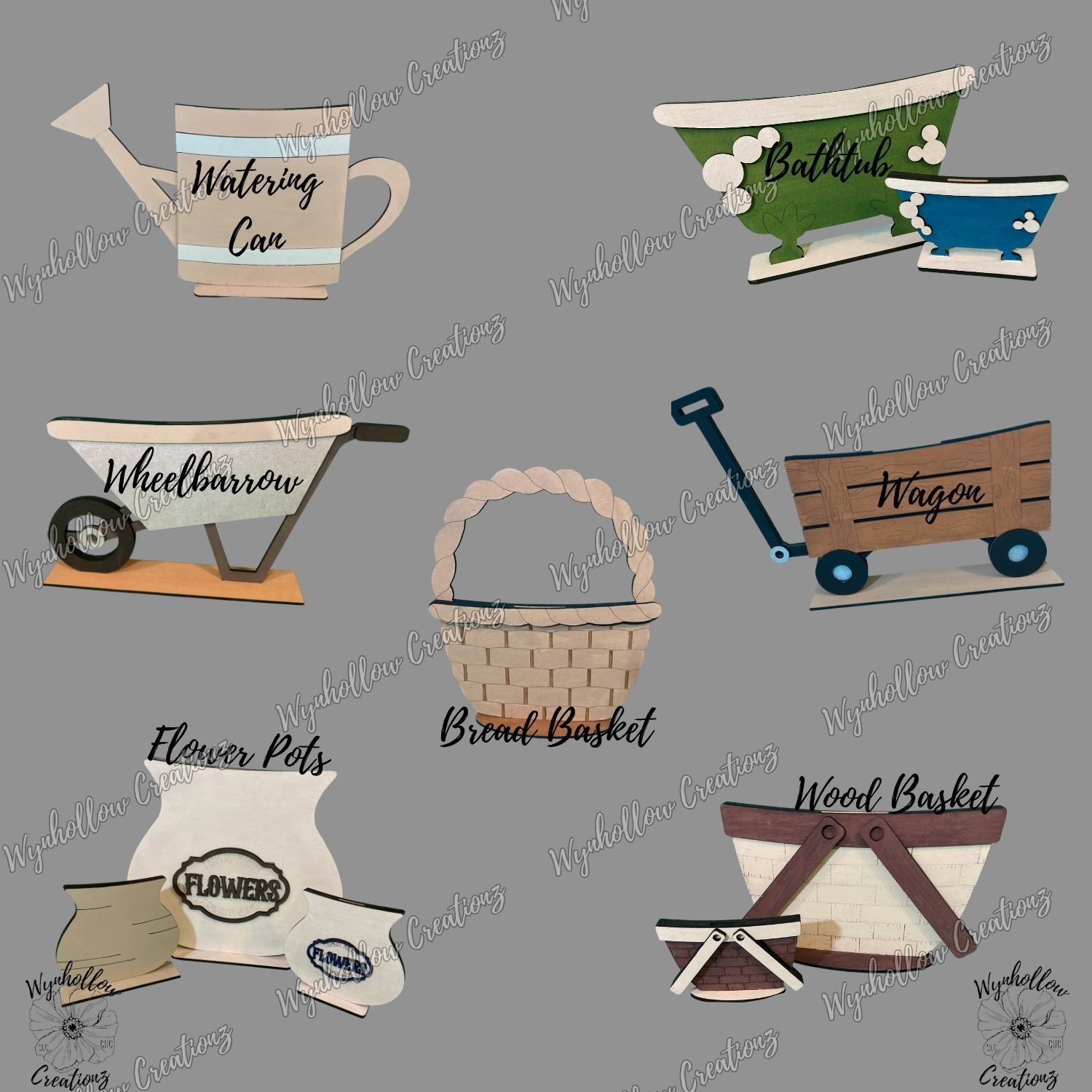 Large Highland Cow Thanksgiving Basket Insert