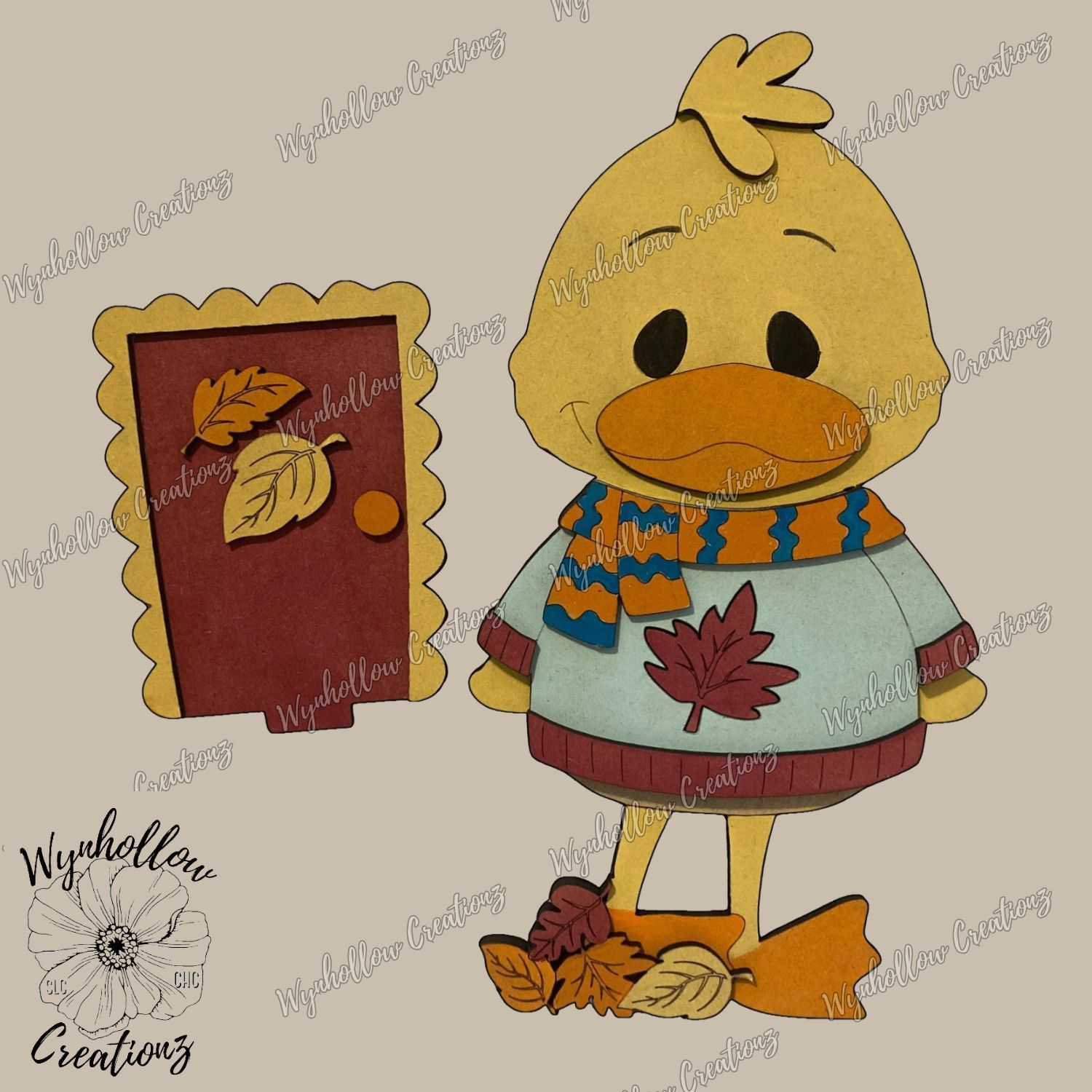 Duck Fall Themed Interchangeable Birdhouse