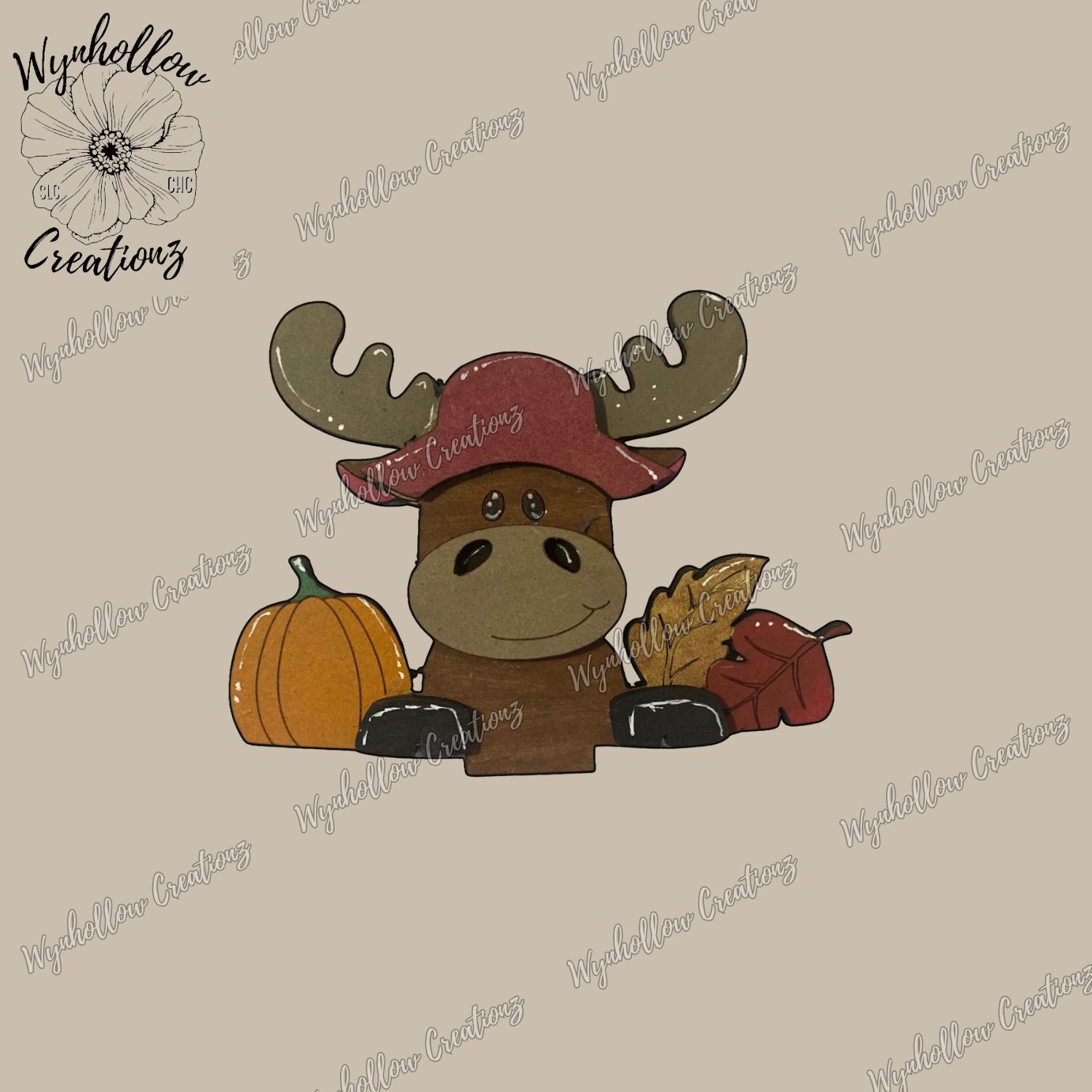 Small Moose Fall Basket Insert