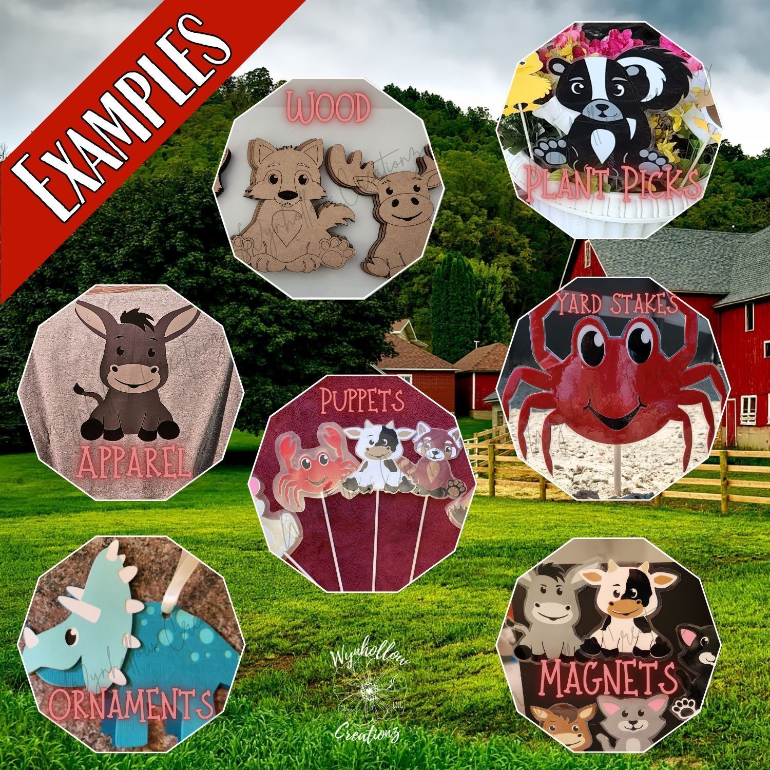 Ace Highland Cow Decor