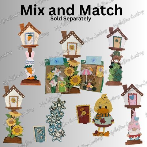 Duck Fall Themed Interchangeable Birdhouse