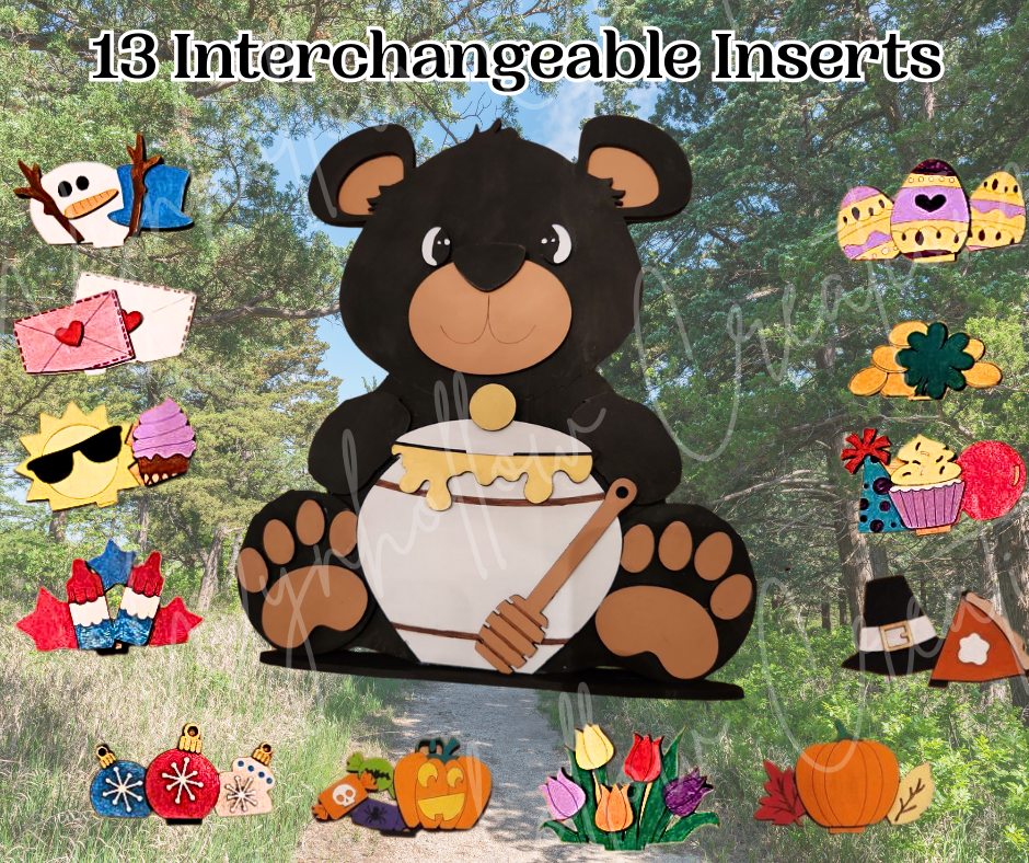 Bear With Honey Pot Interchangeable Layer