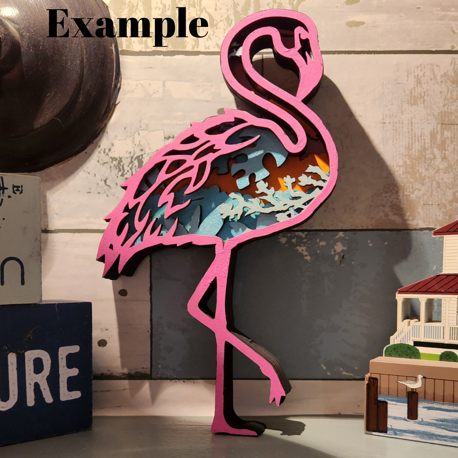 Football Gnomes Wood Layer