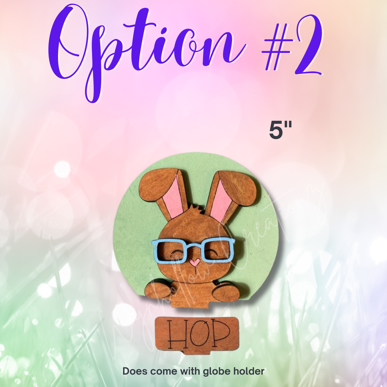 Easter Bunny  Interchangeable Snow Globe