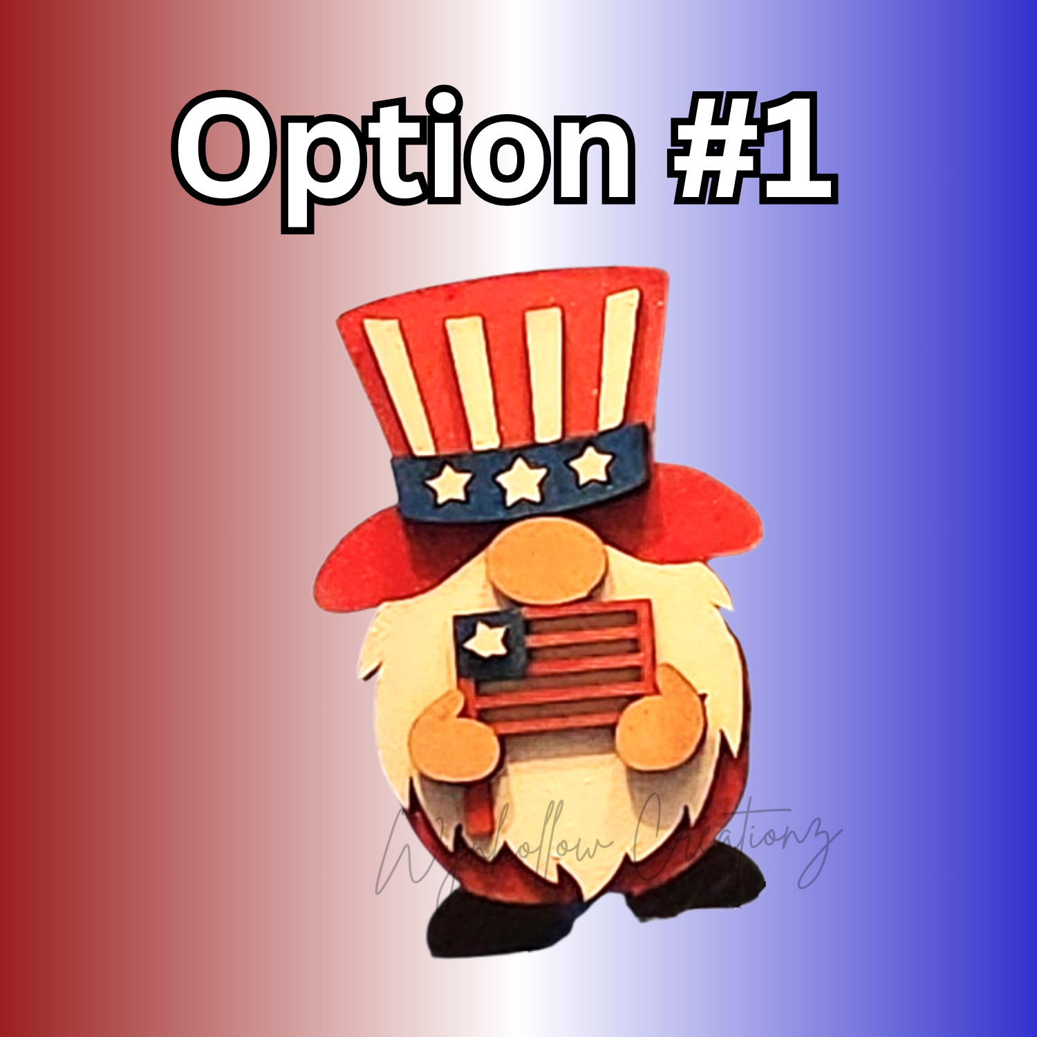 Patriotic Holidays Gnome Decor