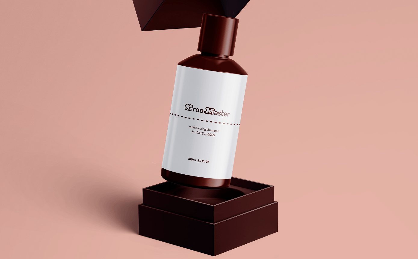 groomaster pet shop branding 