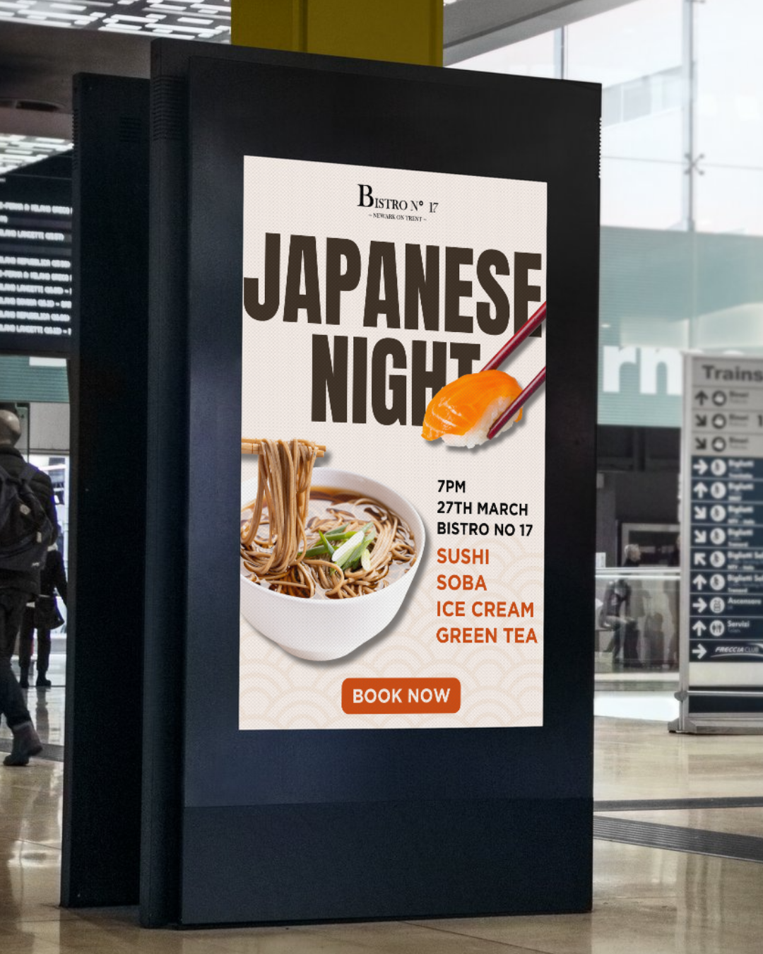 restaurant cafe food billboard poster design