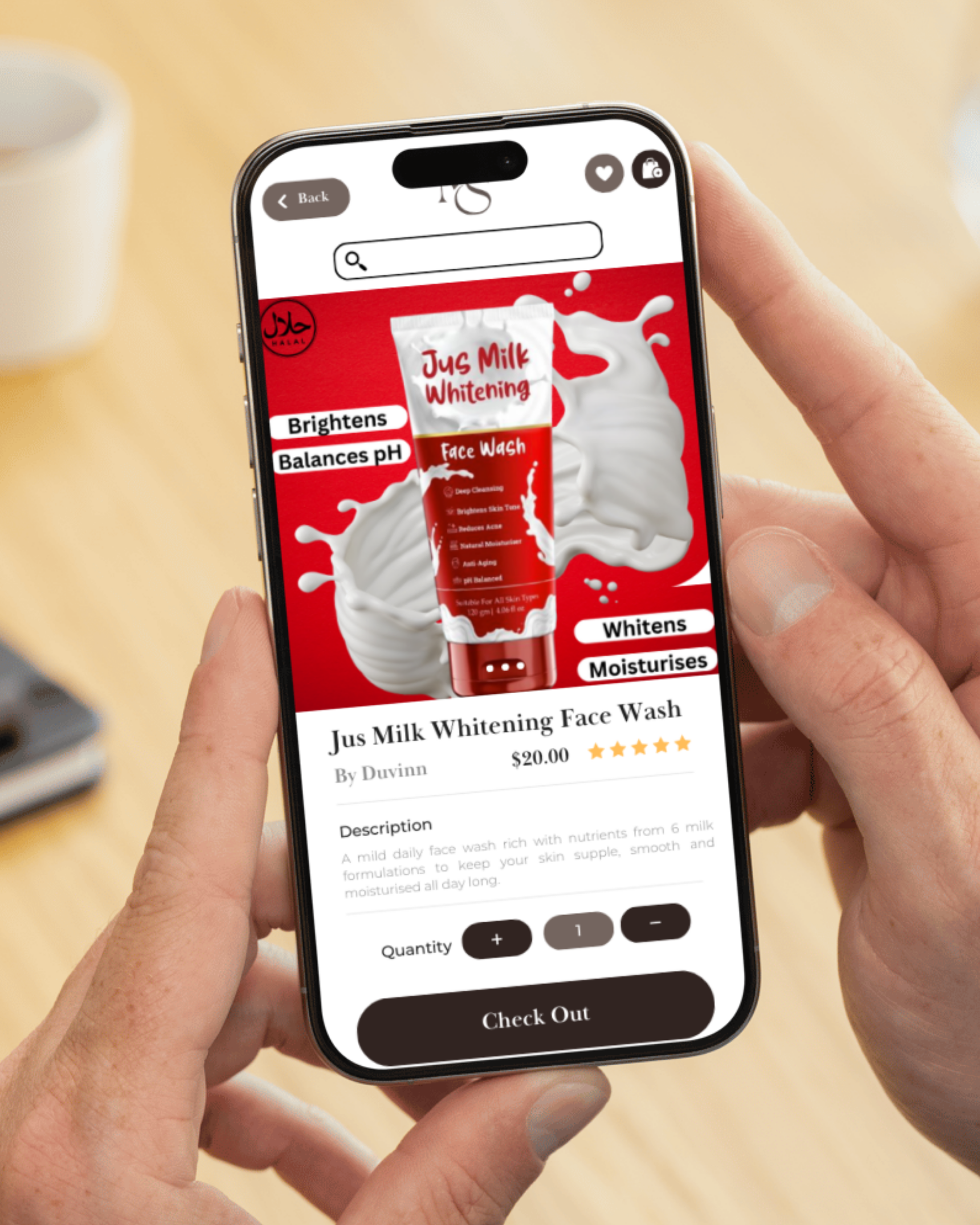 b2b distribution logistics company design project e-commerce online shopping store listing shop image edit personal care face wash