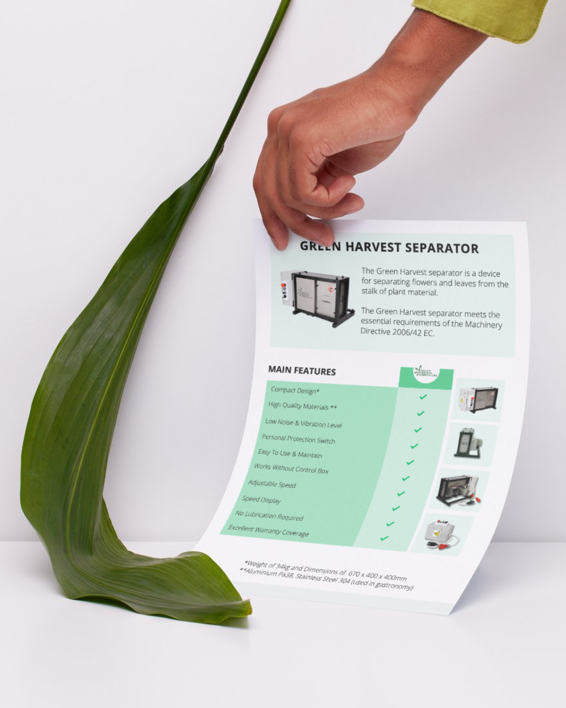 green harvest farm co cannabis farm design project  flyer brochure pamphlet