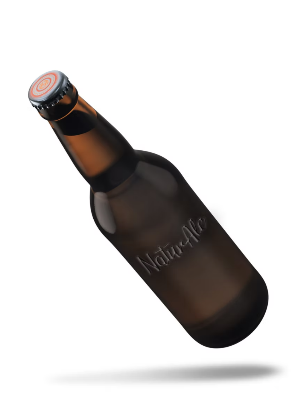 Naturale natural beer cider ale branding project design glass bottle