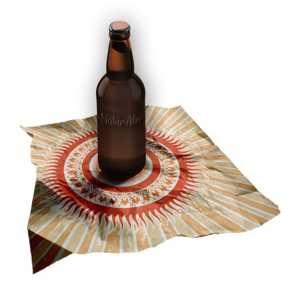 Naturale natural beer cider ale branding project design wrap 