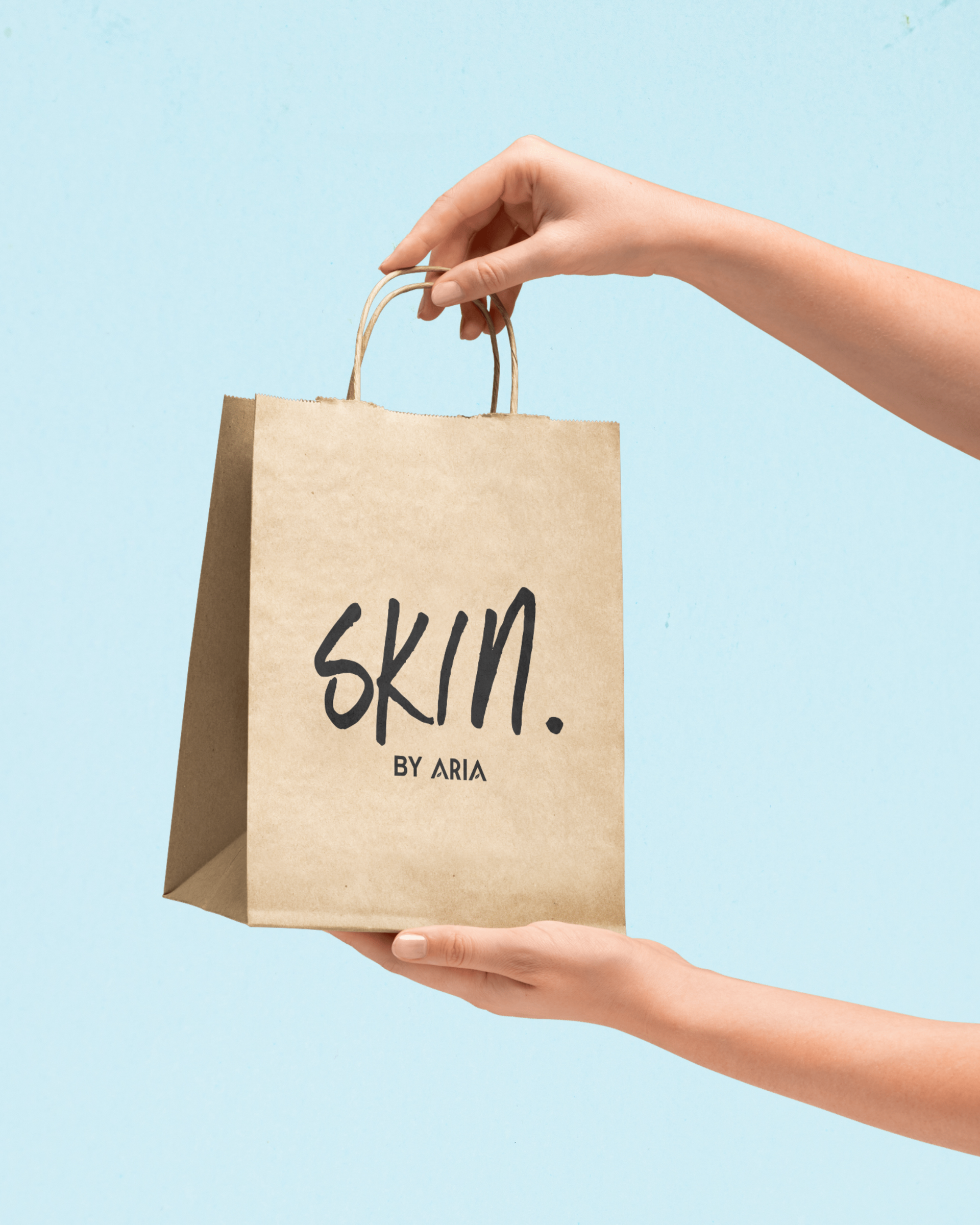 Skincare E-commerce paper Bag design