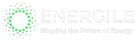 Energile logo with a green dotted design and the text 