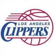 The los angeles clippers logo is a basketball with a basketball inside of it.