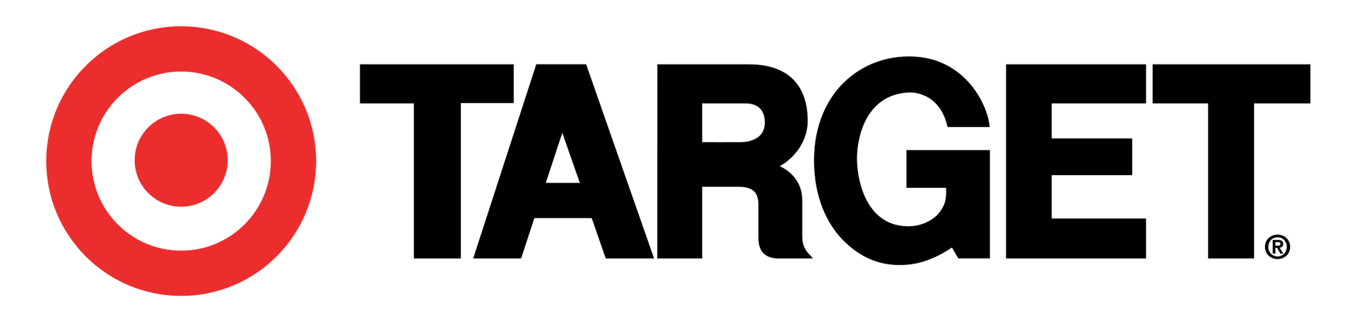 A target logo with a red circle and black letters on a white background.