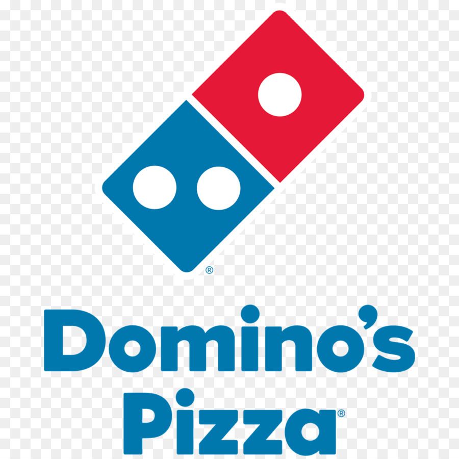 Domino 's pizza logo on a transparent background