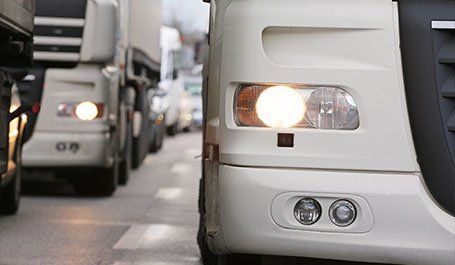 Semi-Truck Repair — Front Side Of White Truck in Jersey City, New Jersey