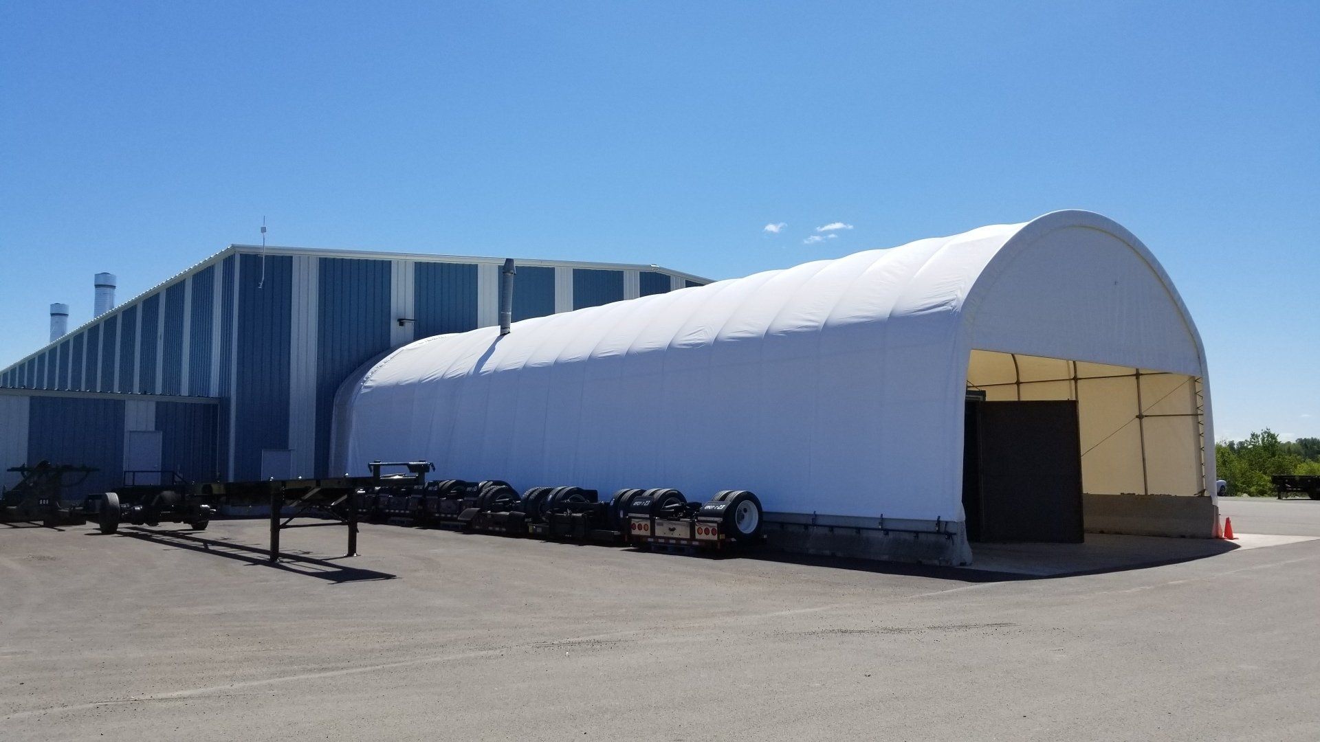 ARCH SPAN BUILDINGS SINGLE PIPE STYLE FABRIC BUILDINGS