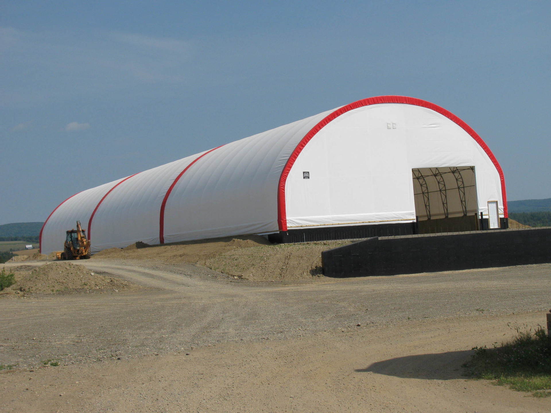 ARCH SPAN BUILDINGS FABRIC STRAIGHT WALL STYLE BUILDINGS